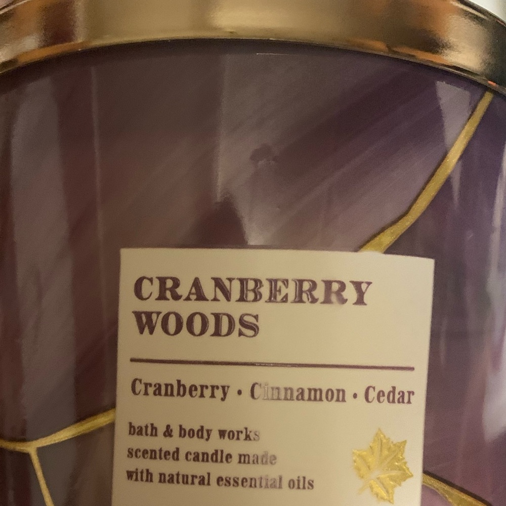 Bath & Body Works Cranberry Woods Candle